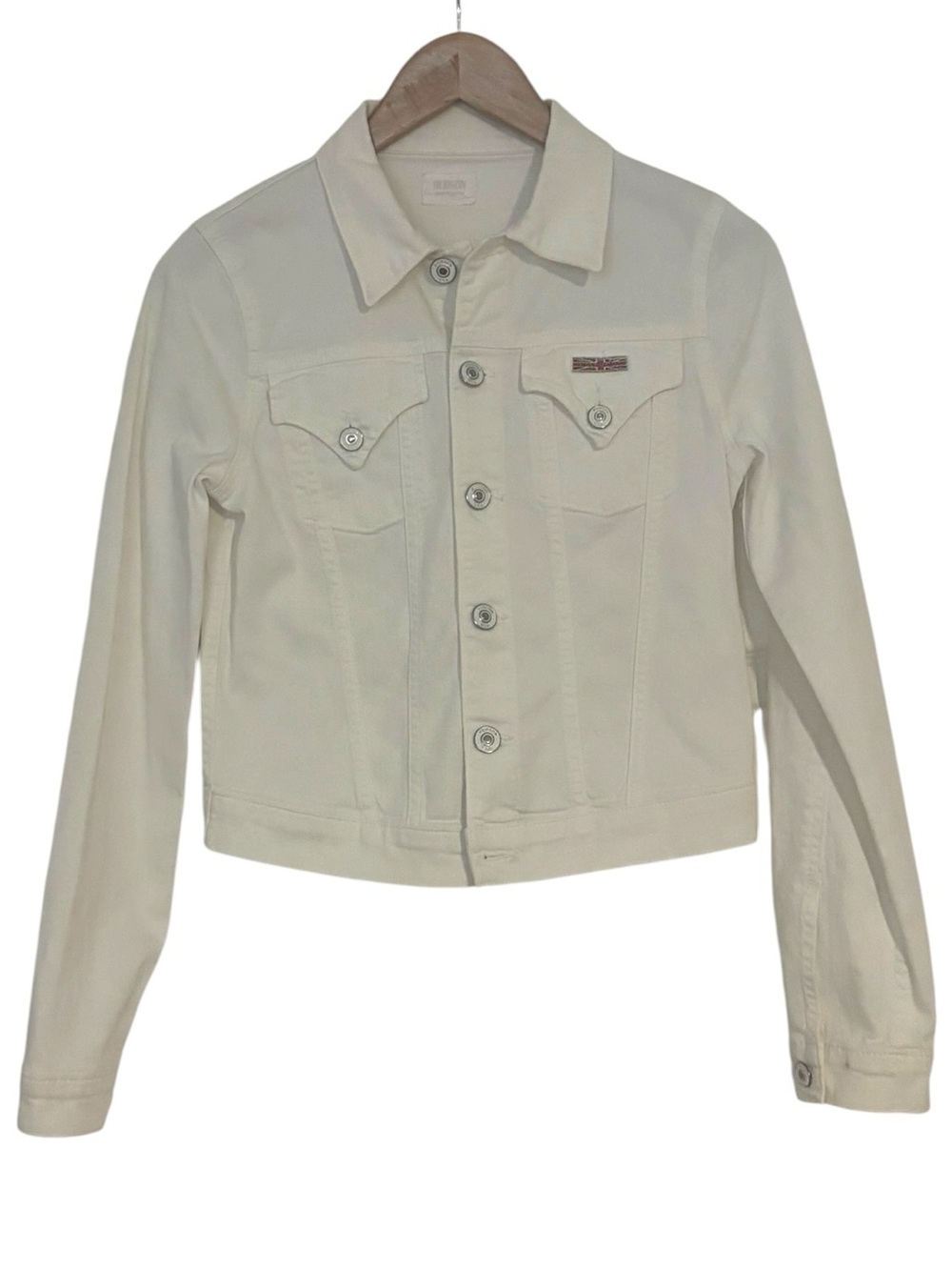 Hudson Jeans White Denim Jacket - Picture 2 of 4